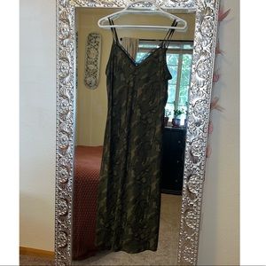 Wild Fable Camo slip dress. Size M.